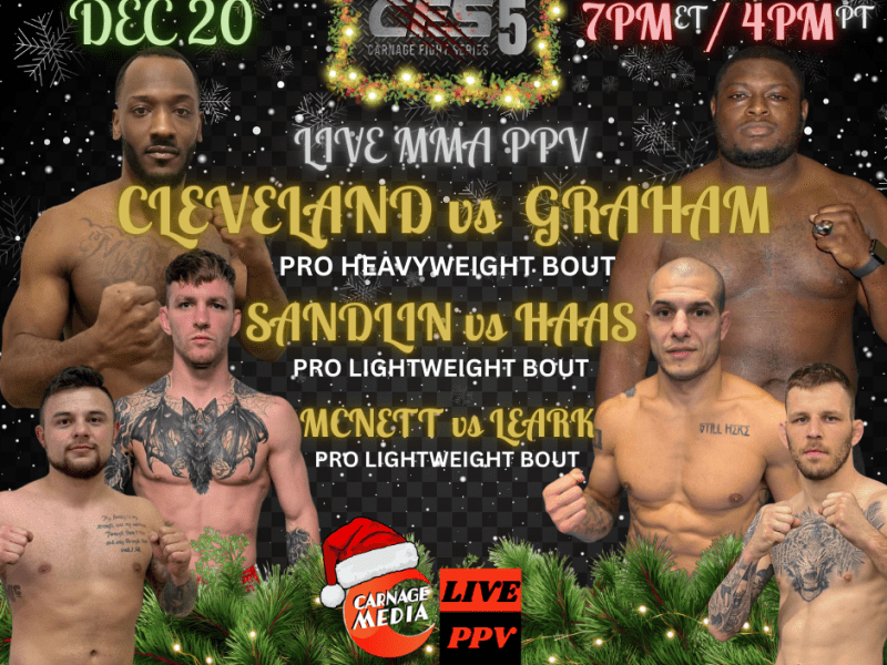 Carnage Fight Series 5: Full card&nbsp;preview