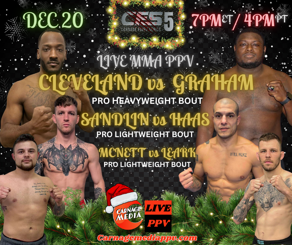 Carnage Fight Series 5: Full card&nbsp;preview